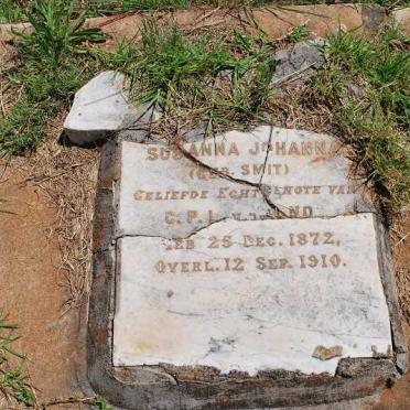 LINDE Susanna Johanna v.d. nee SMIT 1872-1910