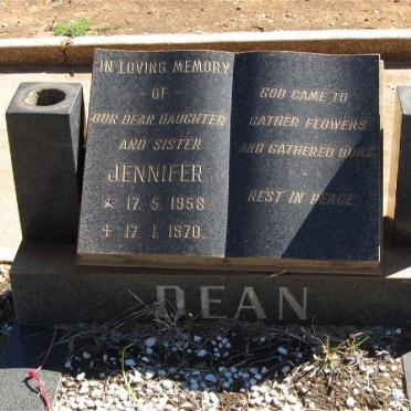 DEAN Jennifer 1958-1970
