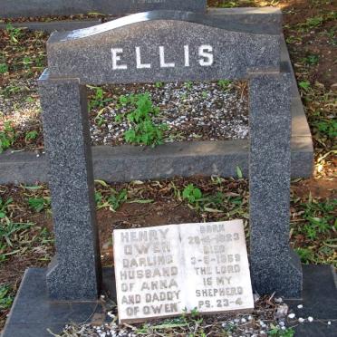 ELLIS Hendry Owen 1923-1969