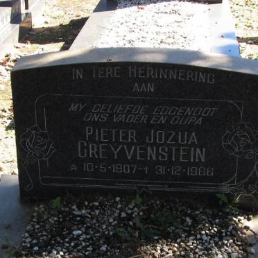 GREYVENSTEIN Pieter Jozua 1907-1966