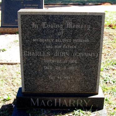 MacHARRY Charles John 1914-1963