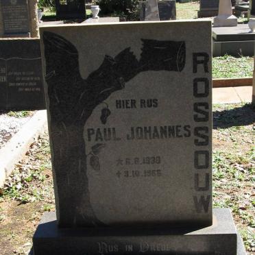 ROSSOUW Paul Johannes 1939-1966