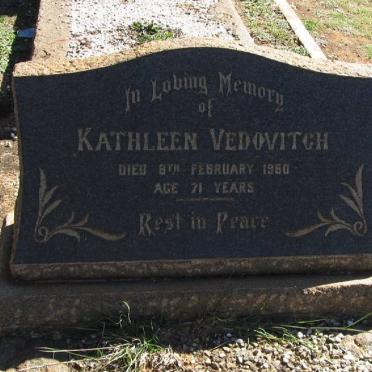 VEDOVITCH Kathleen -1960