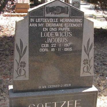 COETZEE Lodewicus Jacobus 1917-1965