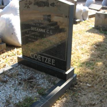 COETZEE Susanna C.L. 1912-??