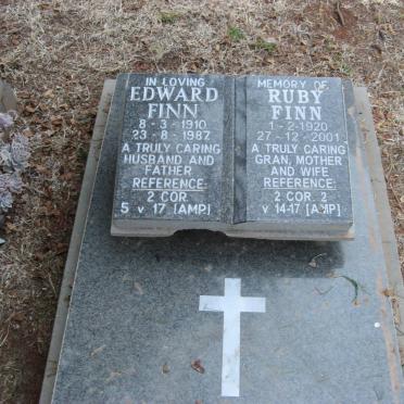 FINN Edward 1910-1987 &amp; Ruby 1920-2001