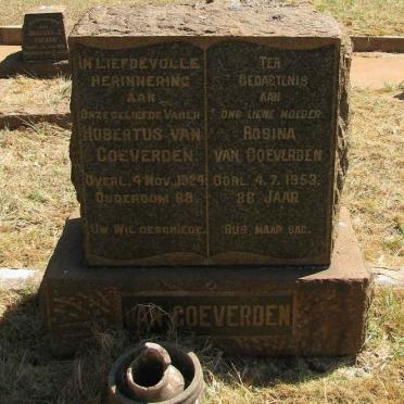 GOEVERDEN Hubertus, van -1924 &amp; Rosina -1953