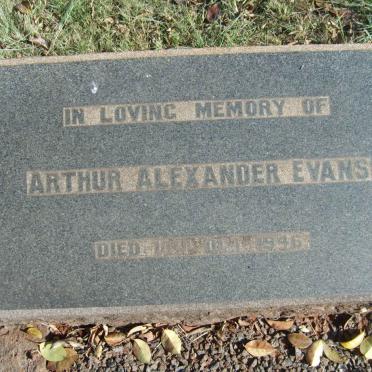 EVANS Arthur Alexander -1946