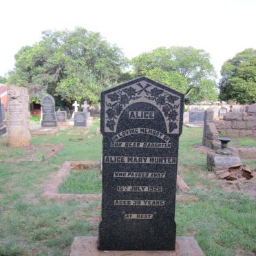 HUNTER Alice Mary -1926