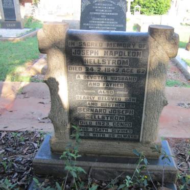 HELLSTRÖM Joseph Napoleon -1942 :: HELLSTRÖM Bernard Joseph -1923