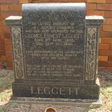 LEGGETT George Ernest 1906-1949