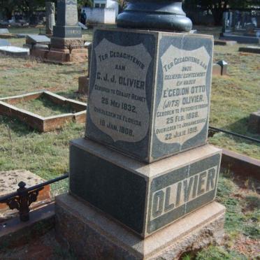 OLIVIER C.J.J. 1832-1908 :: OLIVIER E'gedion Otto 1868-1919