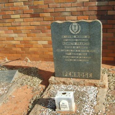 PENROSE Kenneth Francis -1949