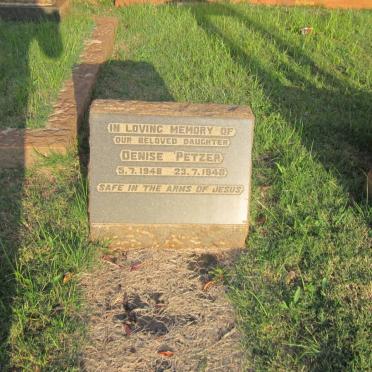 PETZER Denise 1948-1948