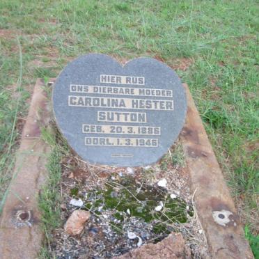 SUTTON Carolina Hester 1886-1946