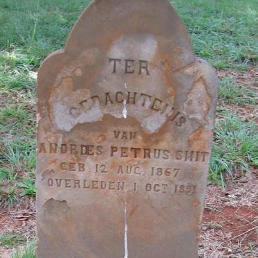 SMIT Andredes Petrus 1867-1891