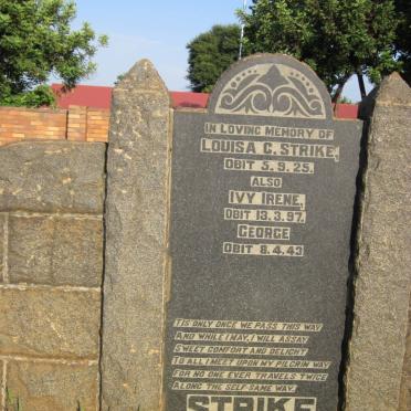 STRIKE Louisa C. -1925 :: STRIKE Ivy Irene -1997 :: STRIKE George -1943