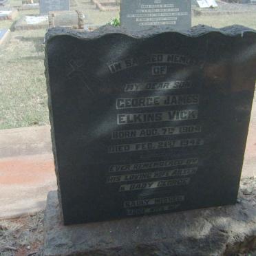 VICK George James 1904-1942