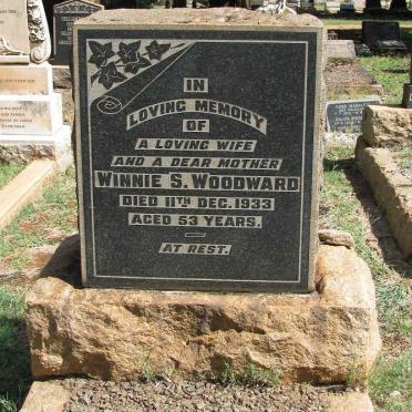 WOODWARD Winnie S. -1933