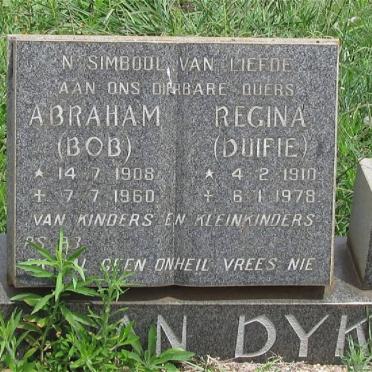 DYK Abraham, van 1908-1960 &amp; Regina 1910-1978 