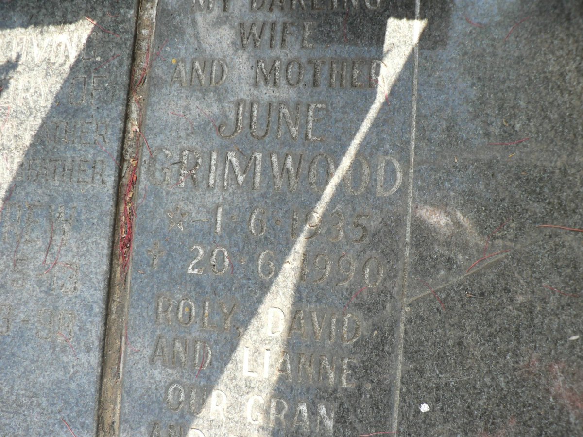 GRIMWOOD June 1935-1990