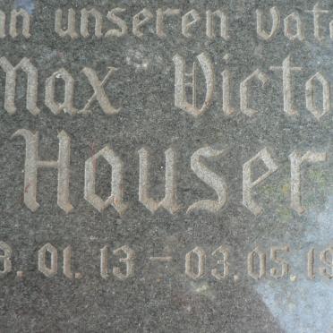 HAUSER Max Victor 1913-1991