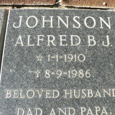 JOHNSON Alfred B.J. 1910-1986