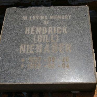 NIENABER Hendrick 1920-20004