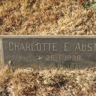 AUSTEN Charlotte E. 1938-1941