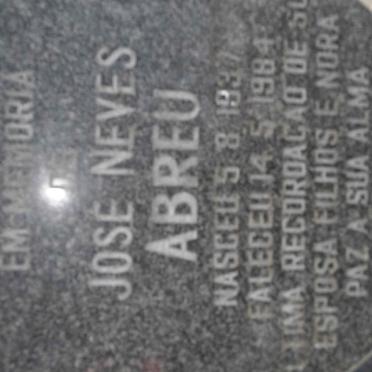 ABREU Jose Neves 1937-1984