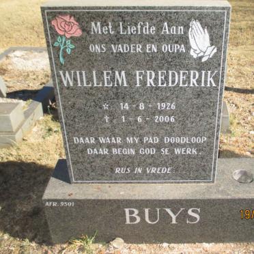 BUYS Willem Frederik 1926-2006