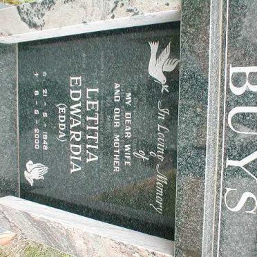 BUYS Letitia Edwardia 1948-2000