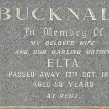 BUCKNALL Elta -1962