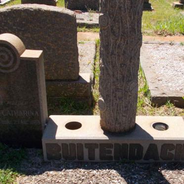 BUITENDACH Christiaan Johannes 1914-1958 &amp; Petronella Catharina 1916-1969