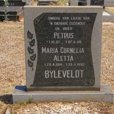 BYLEVELDT Petrus 1907-1988 &amp; Maria Cornelia Aletta 1914-1992