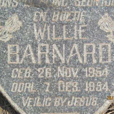 BARNARD Willie 1954-1954