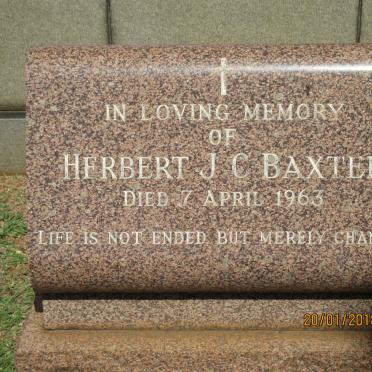 BAXTER Herbert J.C. -1963