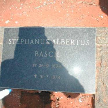 BASCH Stephanus Albertus 1894-1974