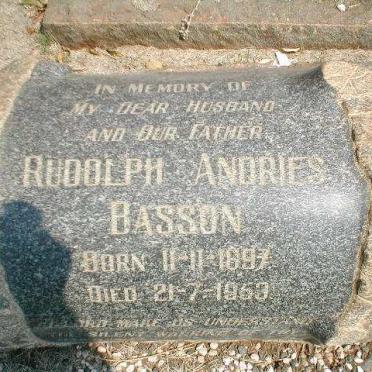 BASSON Rudolph Andries 1897-1953