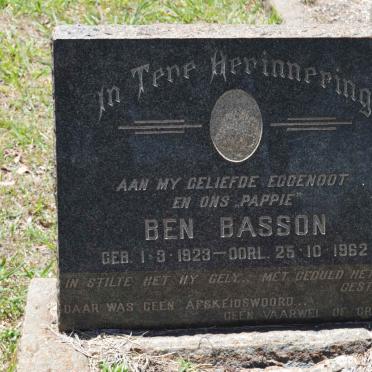 BASSON Ben 1923-1962