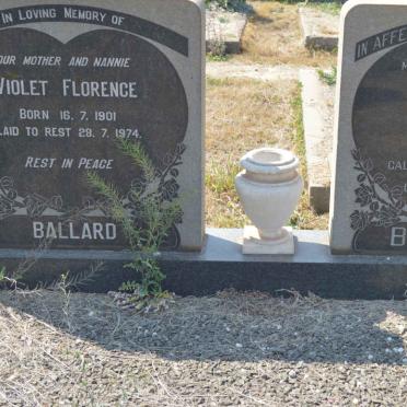 BALLARD John William 1906-1968 &amp; Violet Florence 1901-1974