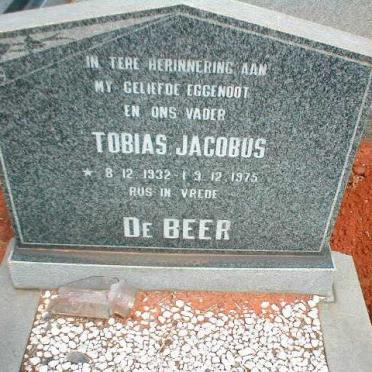 BEER Tobias Jacobus, de 1932-1975