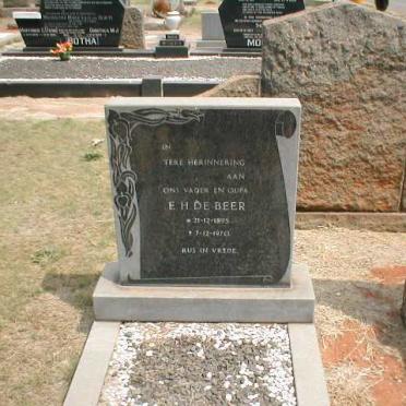 BEER E.H., de 1895-1970