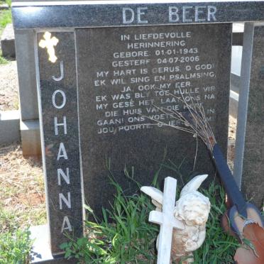 BEER Johanna, de 1943-2006