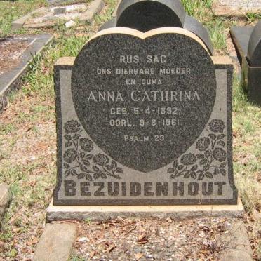 BEZUIDENHOUT Anna Cathrina 1892-1961