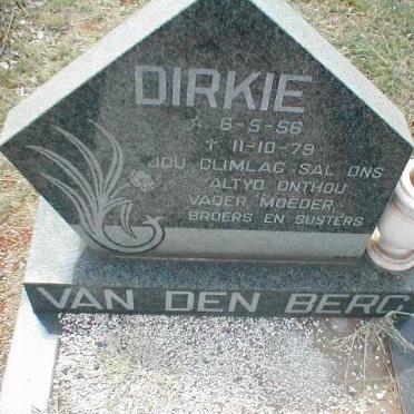 BERG Dirkie, van den 1956-1979