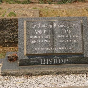BISHOP Dan 1888-1957 &amp; Annie 1895-1975 :: CAPON Jack E.J.P. 1915-1980 &amp; Margaret 1915-1998