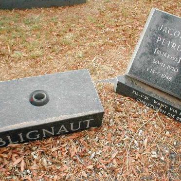 BLIGNAUT Jacobus Petrus 1920-1986