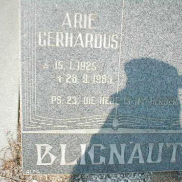 BLIGNAUT Arie Gerhardus 1925-1983