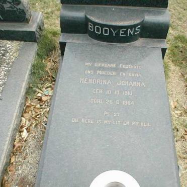 BOOYENS Hendrina Johanna 1910-1964